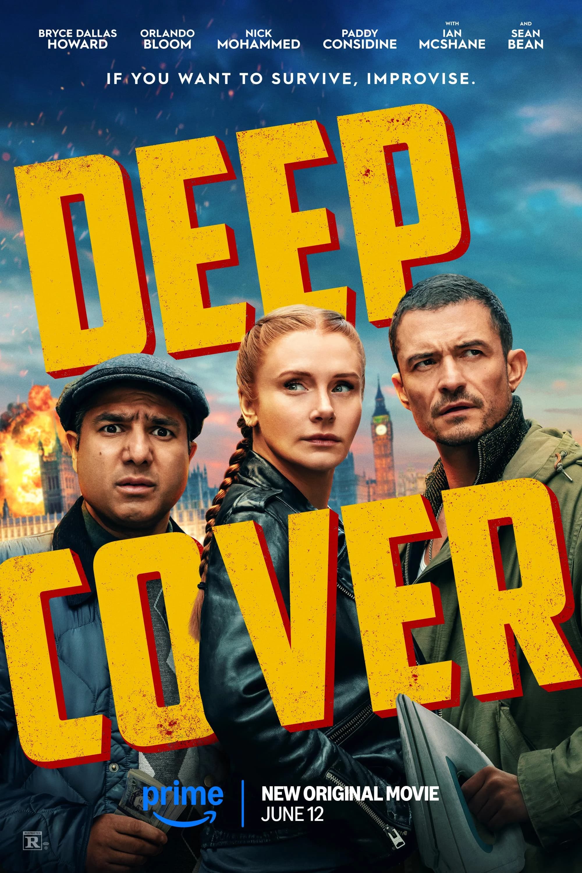 Poster of Deep Cover (2025) WEB-DL Full Movie (Hindi-English)