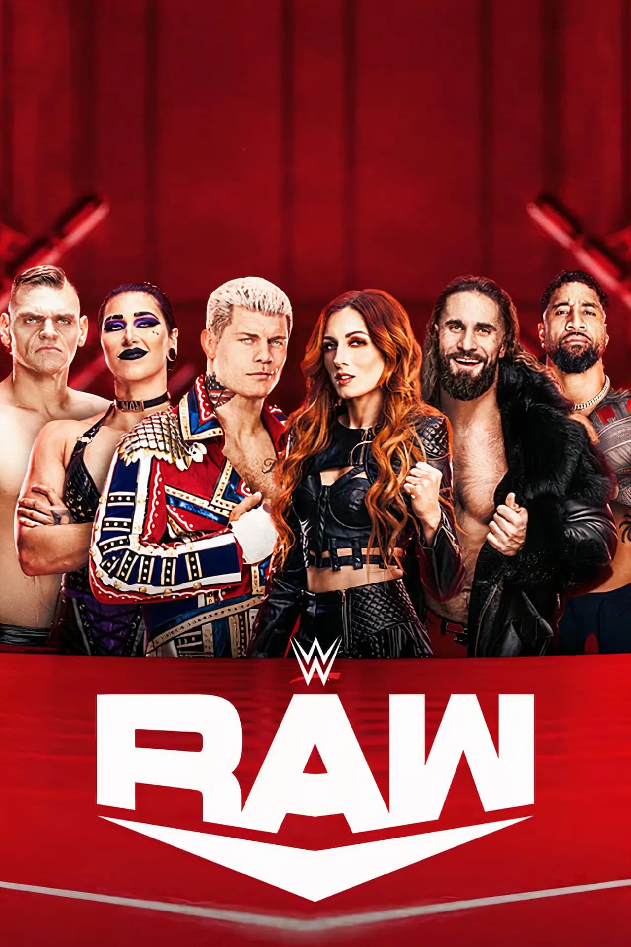 Poster of WWE Monday Night Raw (14th April 2025) English Full WWE Show