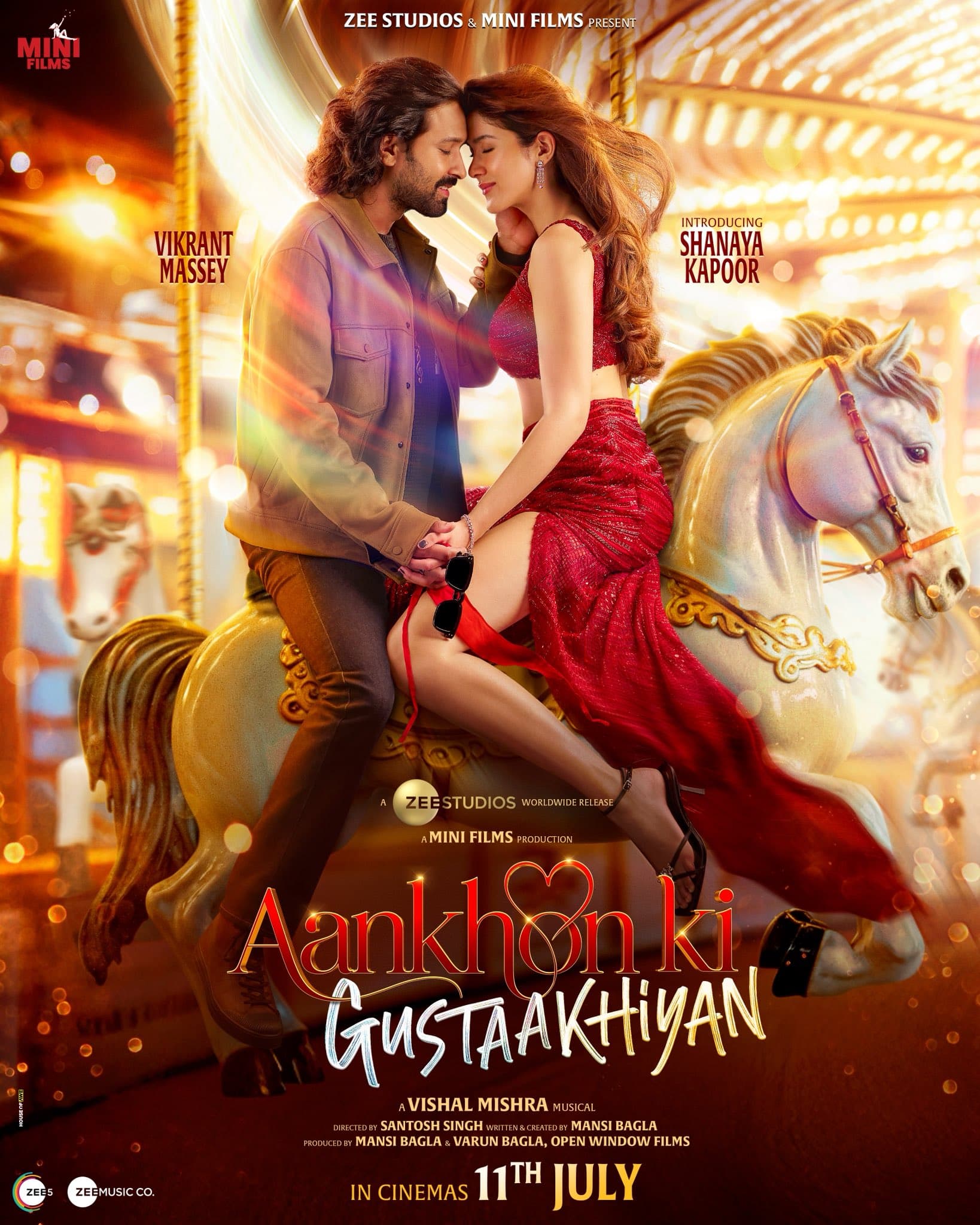 Poster of Aankhon ki Gustaakhiyan (2025) HDTC-Rip Hindi Full Movie