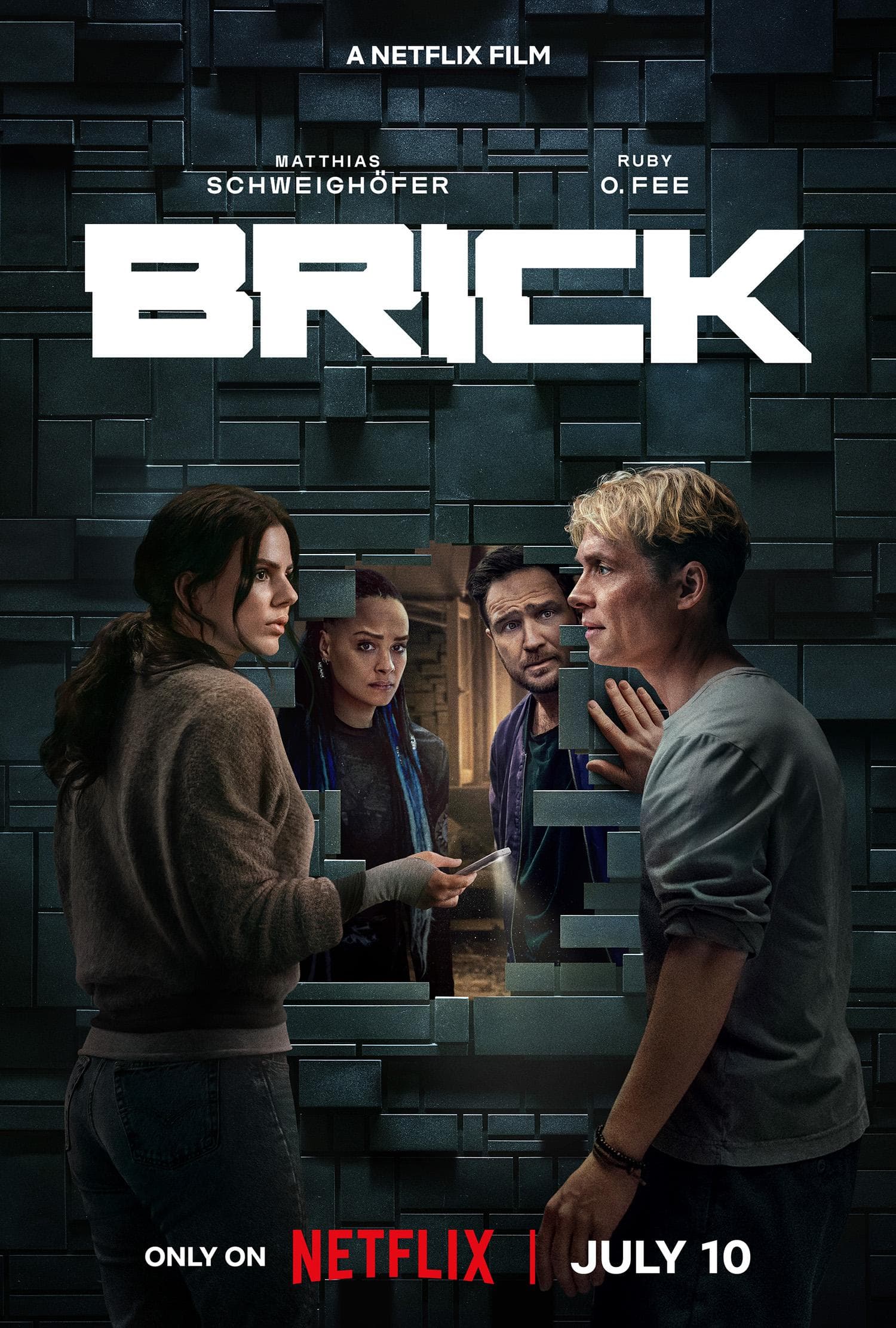 Poster of Brick (2025) WEB-DL Dual Audio [Hindi (DD 5.1) & English]