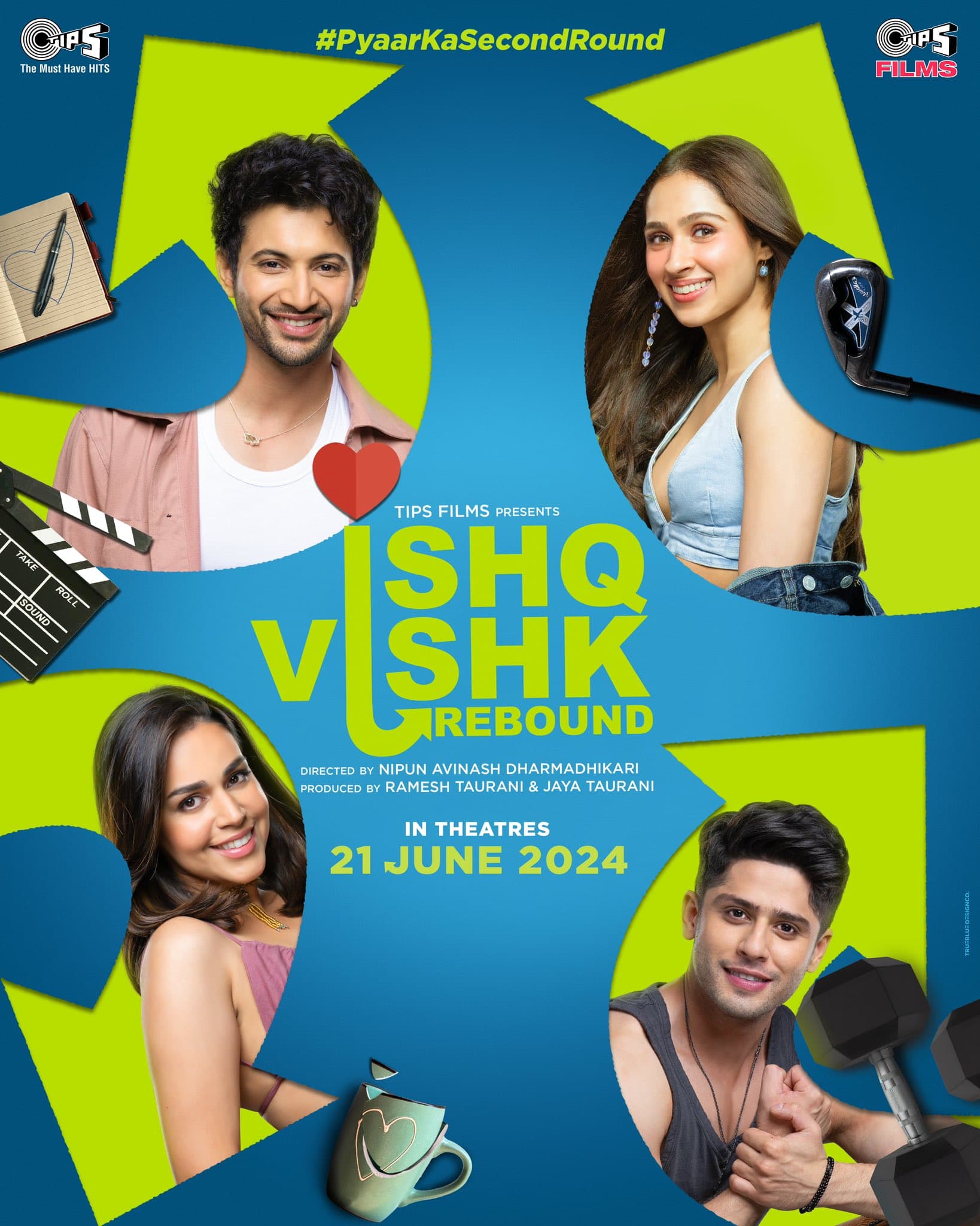 Poster of Ishq Vishk Rebound (2024) WEB-DL [Hindi DD5.1]
