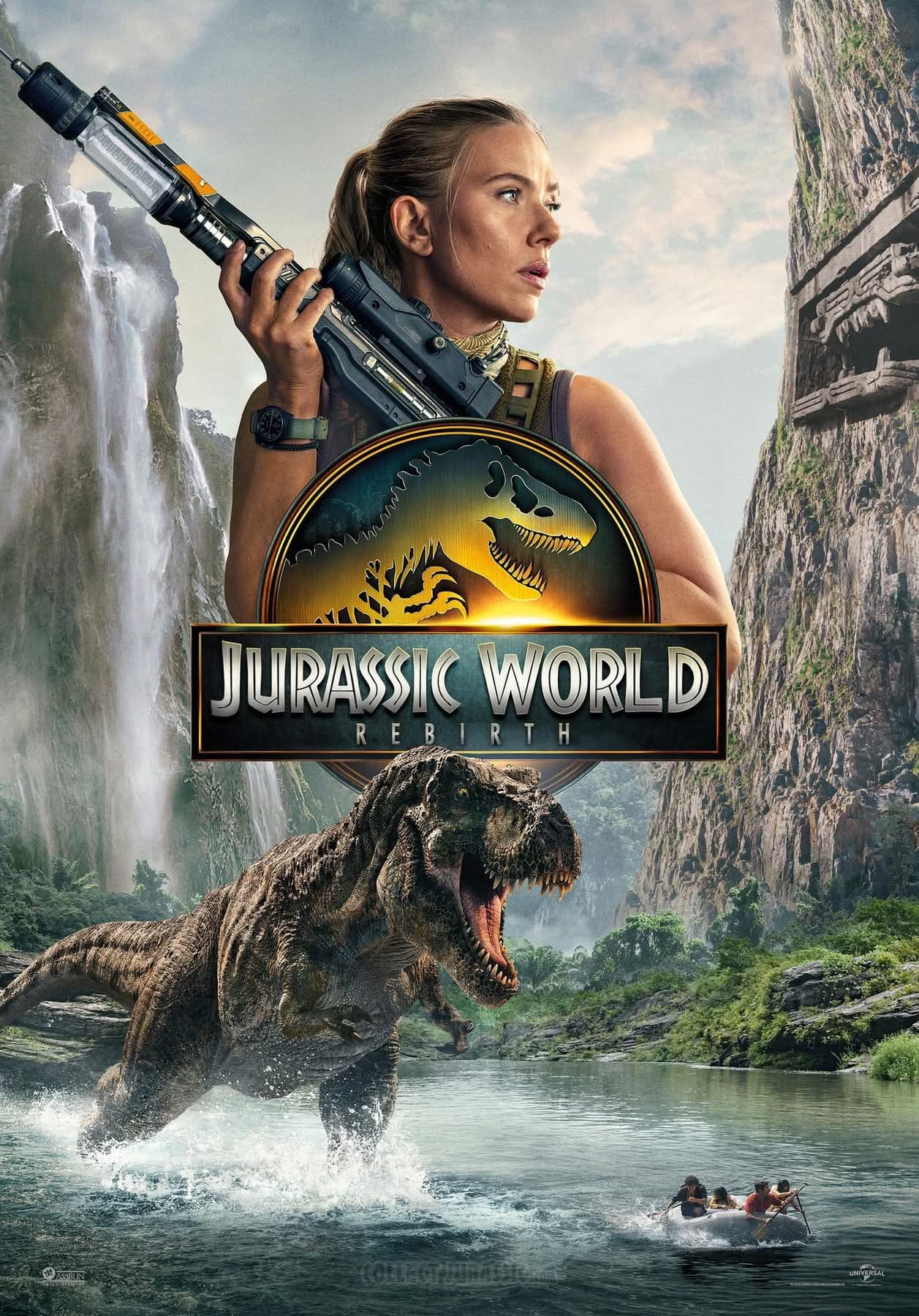 Poster of Jurassic World: Rebirth (2025) HDTS Dual Audio (Hindi-English)