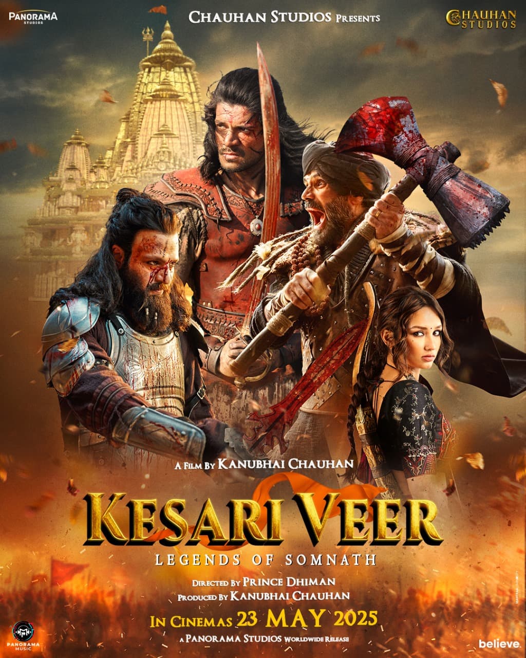 Poster of Kesari Veer (2025) HDRip Hindi Movie