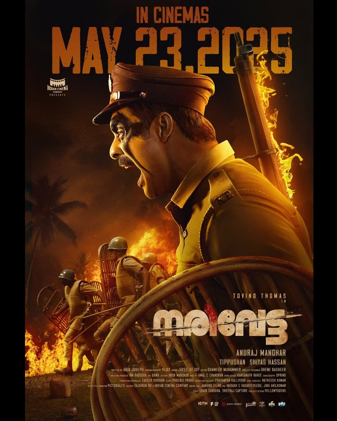 Poster of Narivetta (2025) WEB-DL Dual Audio [Hindi (DD5.1) & Malayalam]