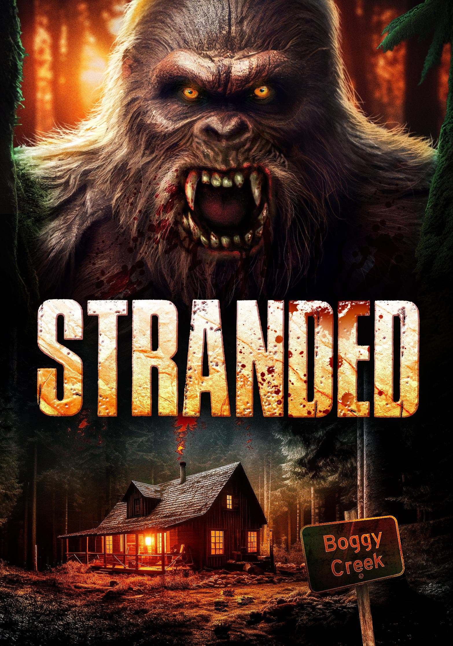 Poster of Stranded (2023) Dual Audio {Hindi-English}