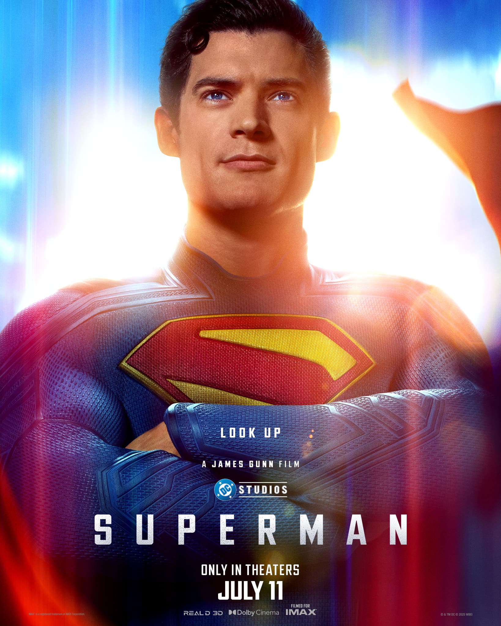 Poster of Superman (2025) HDTS-Rip Full Movie (Hindi-English)