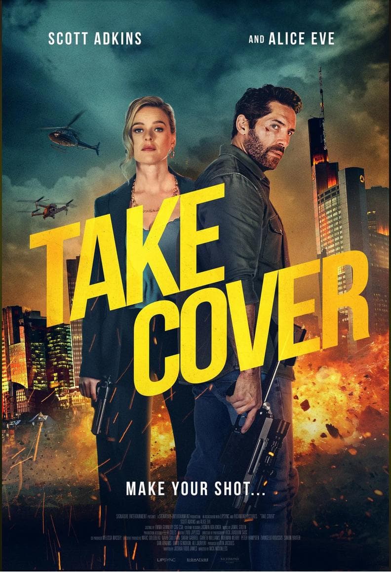 Poster of Take Cover (2024) BluRay Dual Audio {Hindi-English}