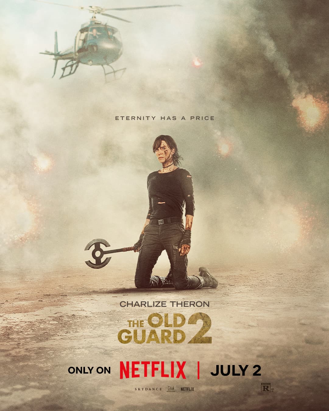 Poster of The Old Guard 2 (2025) WEB-DL Full Movie (Hindi-English)