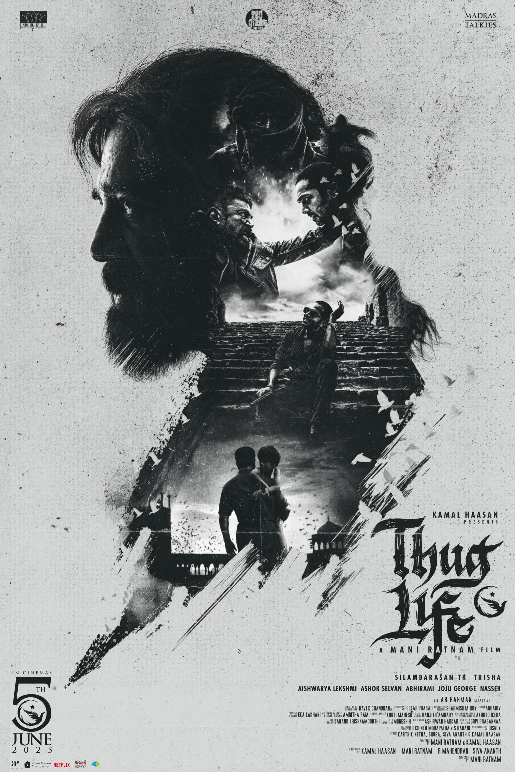 Poster of Thug Life (2025) WEB-DL Dual Audio [Hindi (DD5.1) & Tamil]