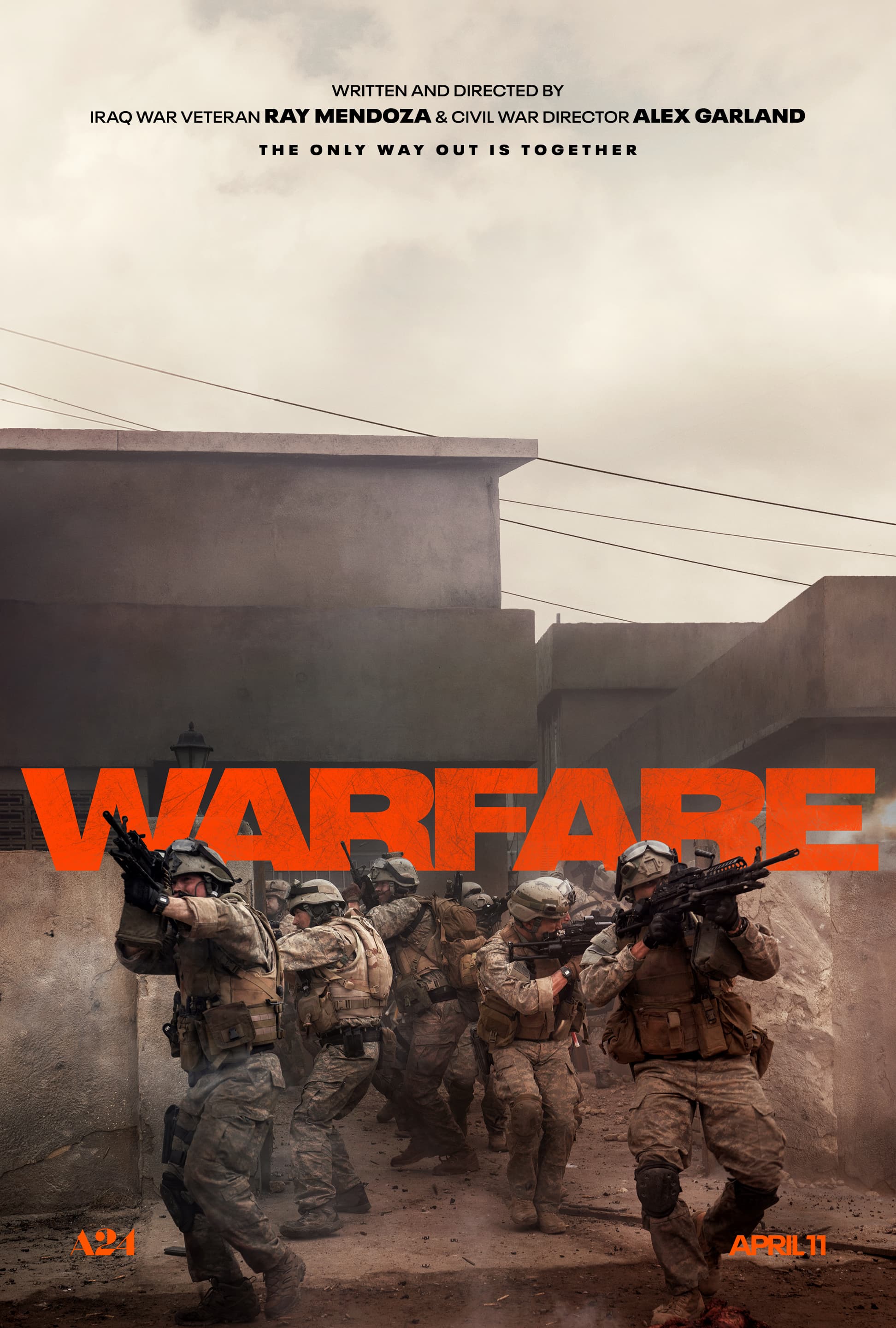 Poster of Warfare (2025) Dual Audio {Hindi-English}