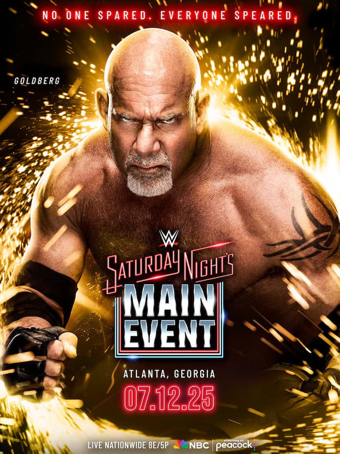 Poster of WWE Saturday Nights Main Event 12th July 2025 Full WWE Show