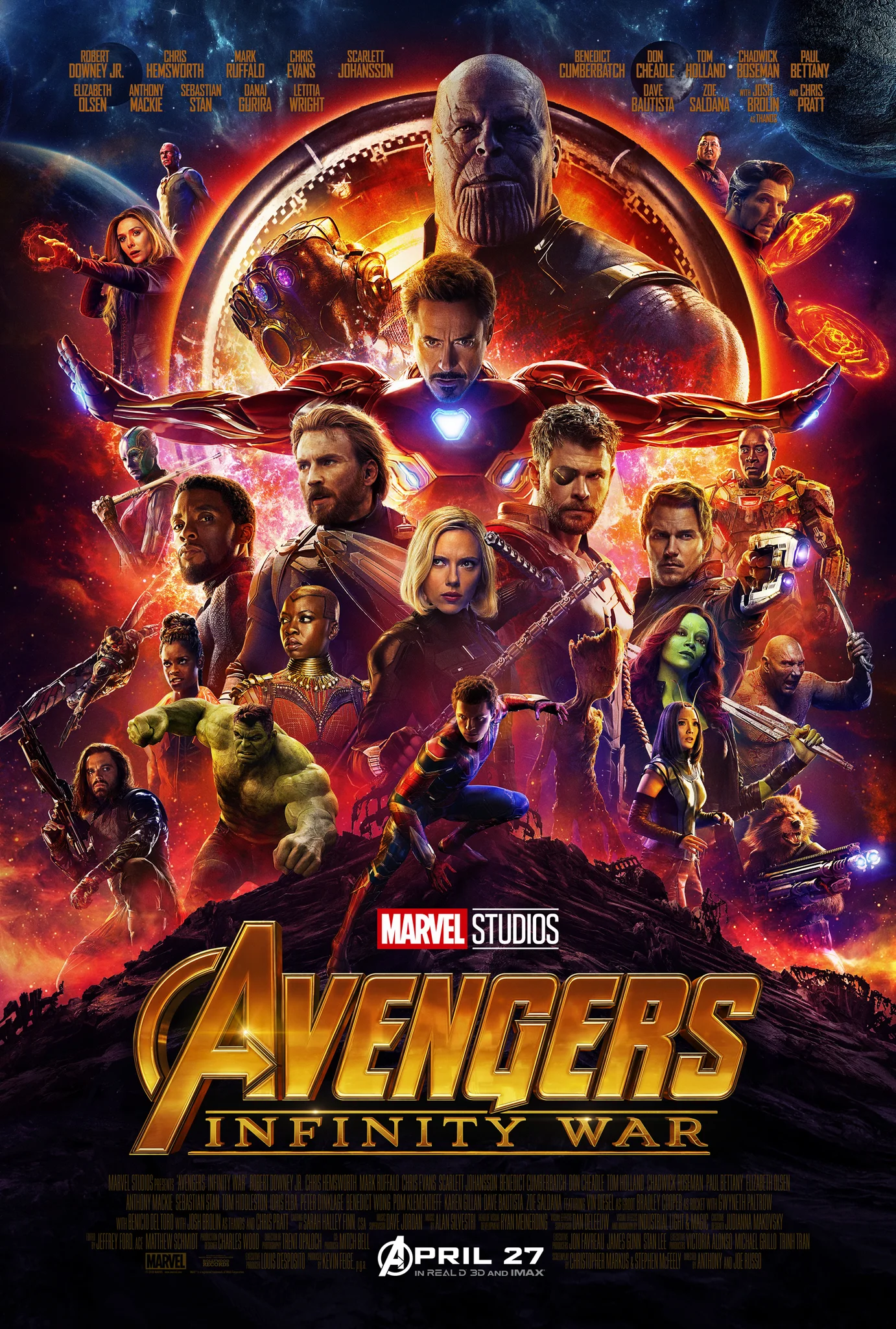 Avengers: Infinity War (2018) Dual Audio {Hindi-English}