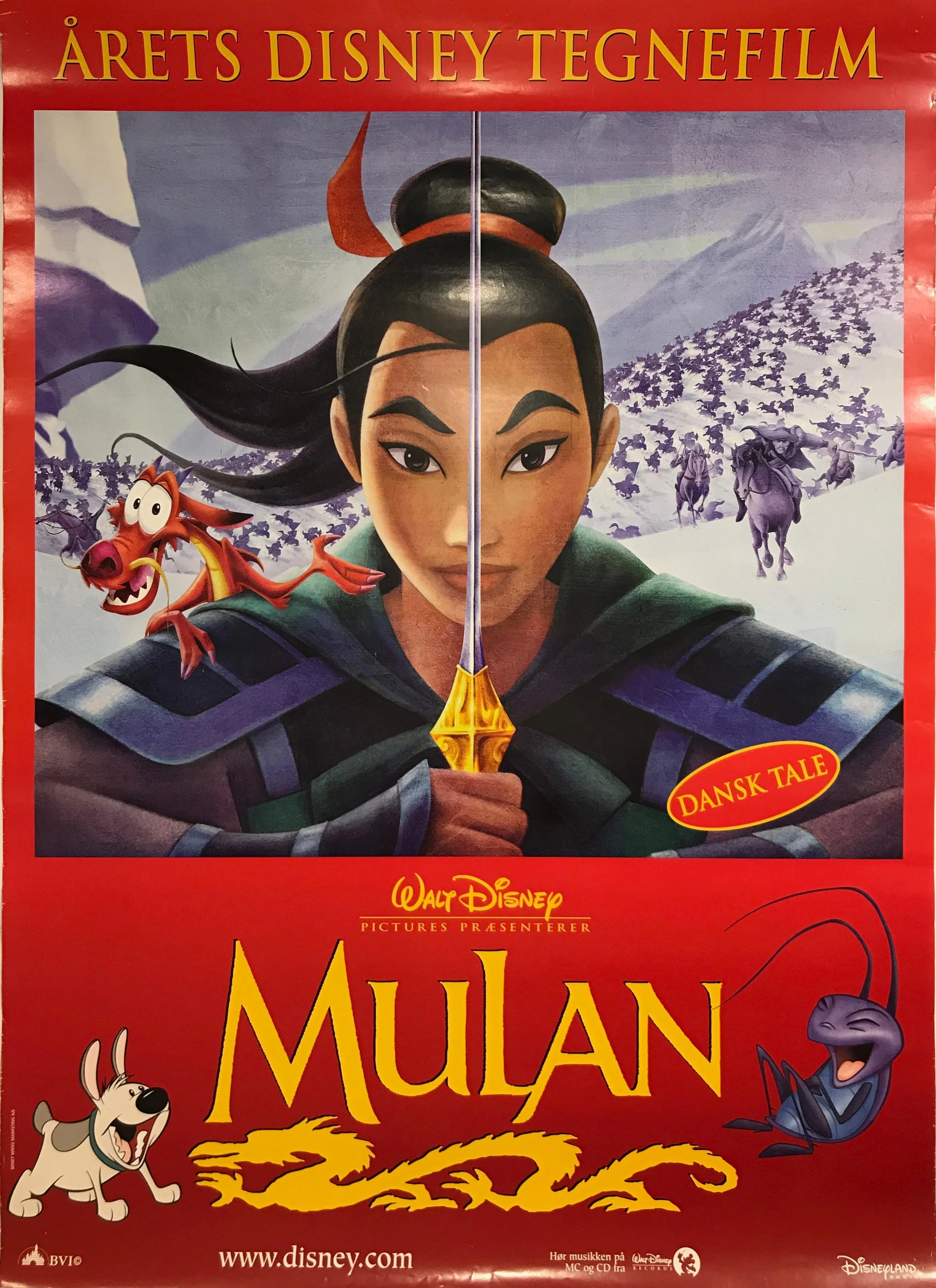 Mulan (1998) Dual Audio {Hindi-English} BluRay