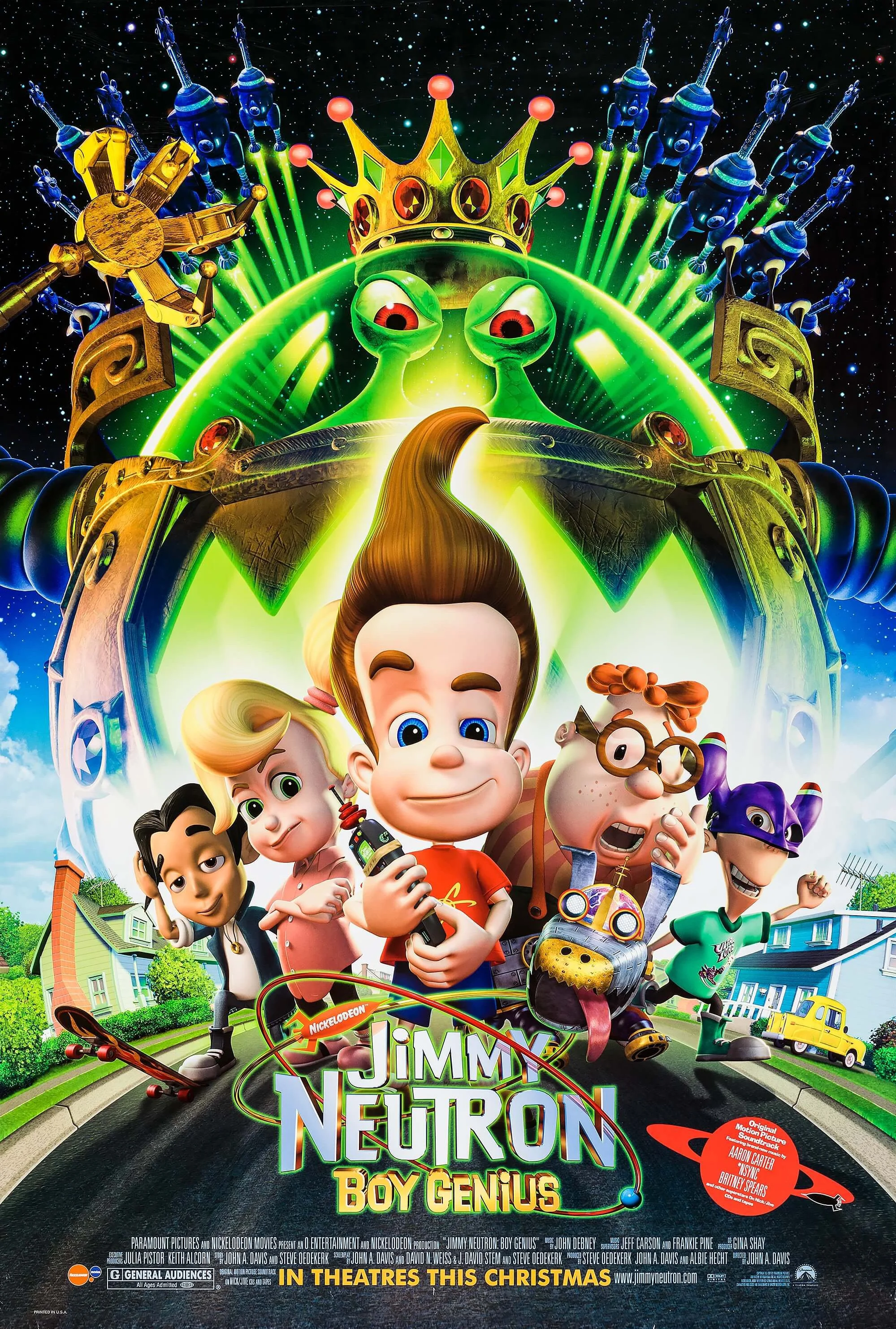 Jimmy Neutron Boy Genius (2001) Dual Audio {Hindi-English} BluRay