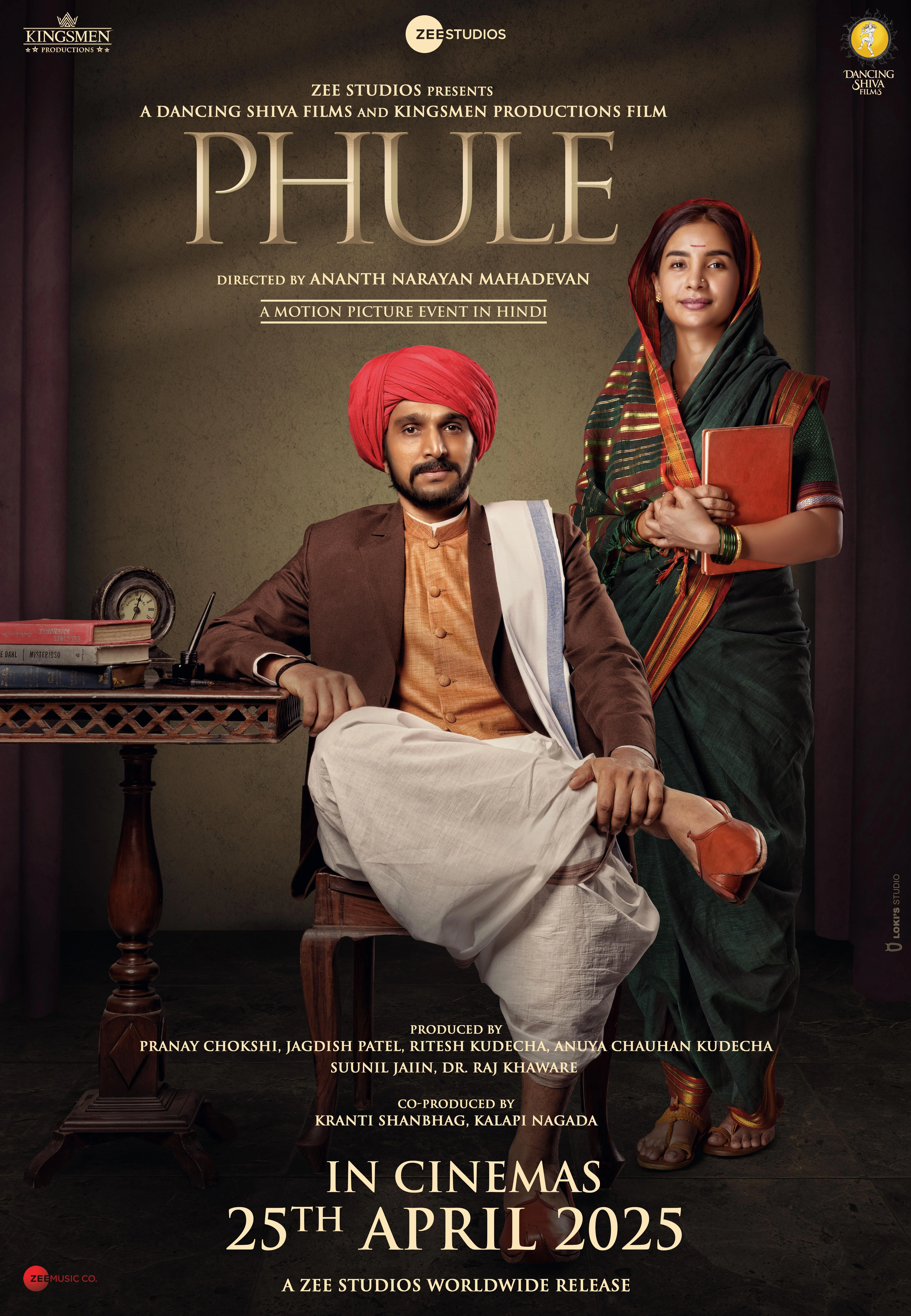 Phule (2025) WEB-DL {Hindi DD2.0} Full Movie HC-HSubs